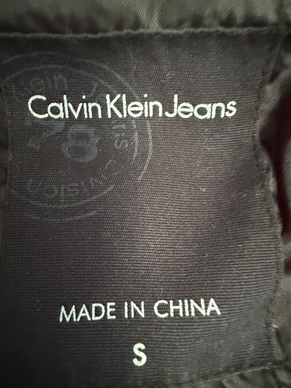 Calvin Klein Dark Gray Puffer Jacket Size Large - Picture 2 of 3